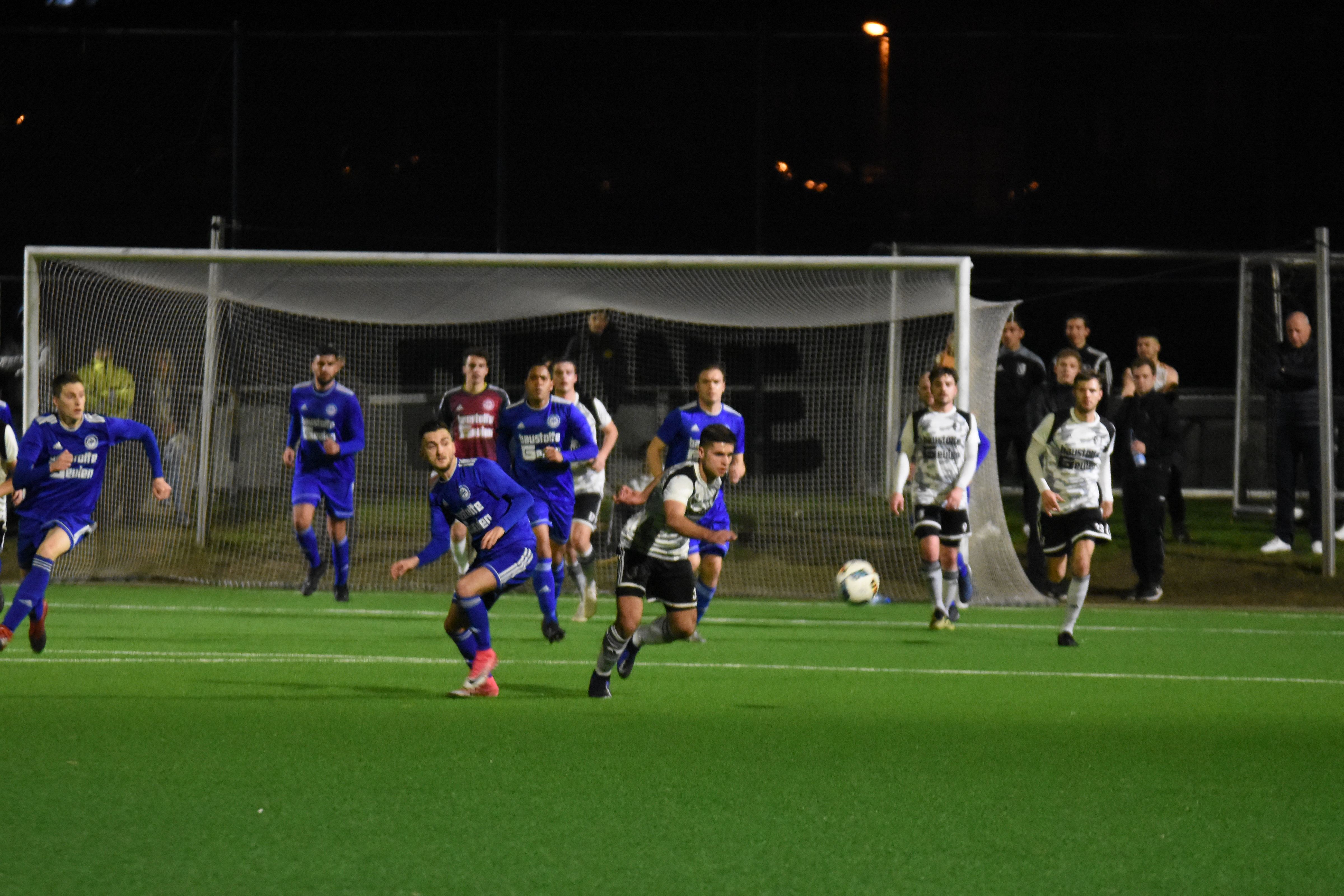 Fussball Derby in Eilendorf.
