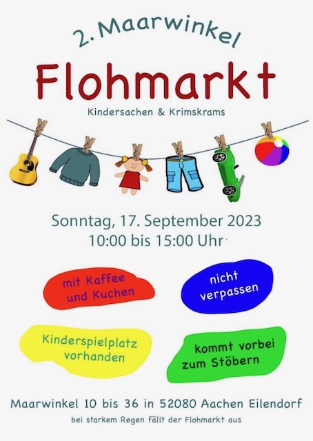 Kategorie: Kultur 2.Maarwinkel Flohmarkt