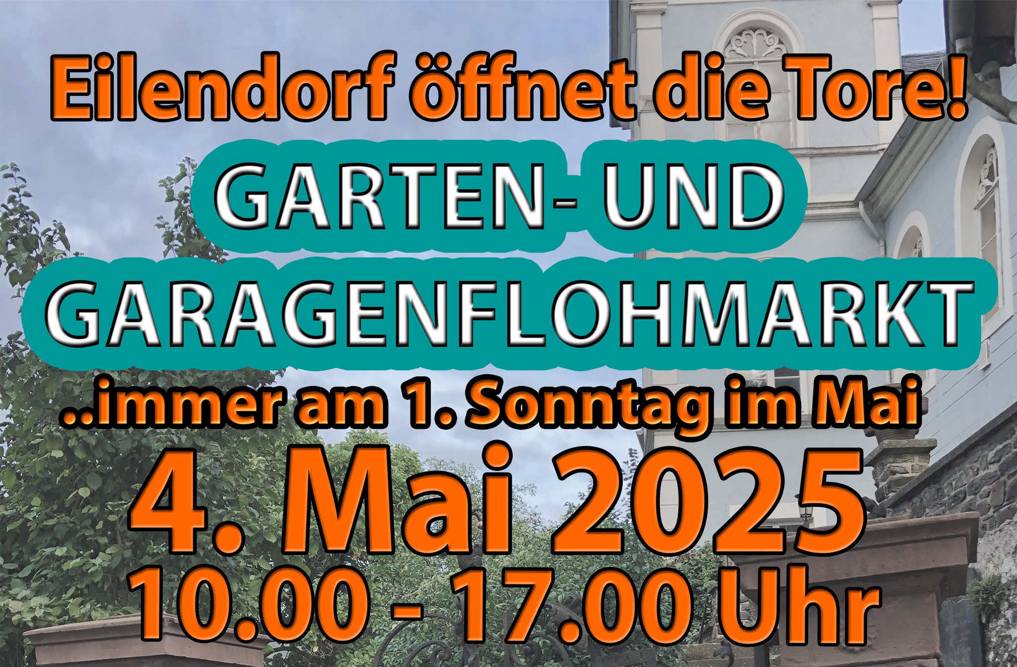Kategorie: Kultur Garten- und Garagenflohmarkt 2025