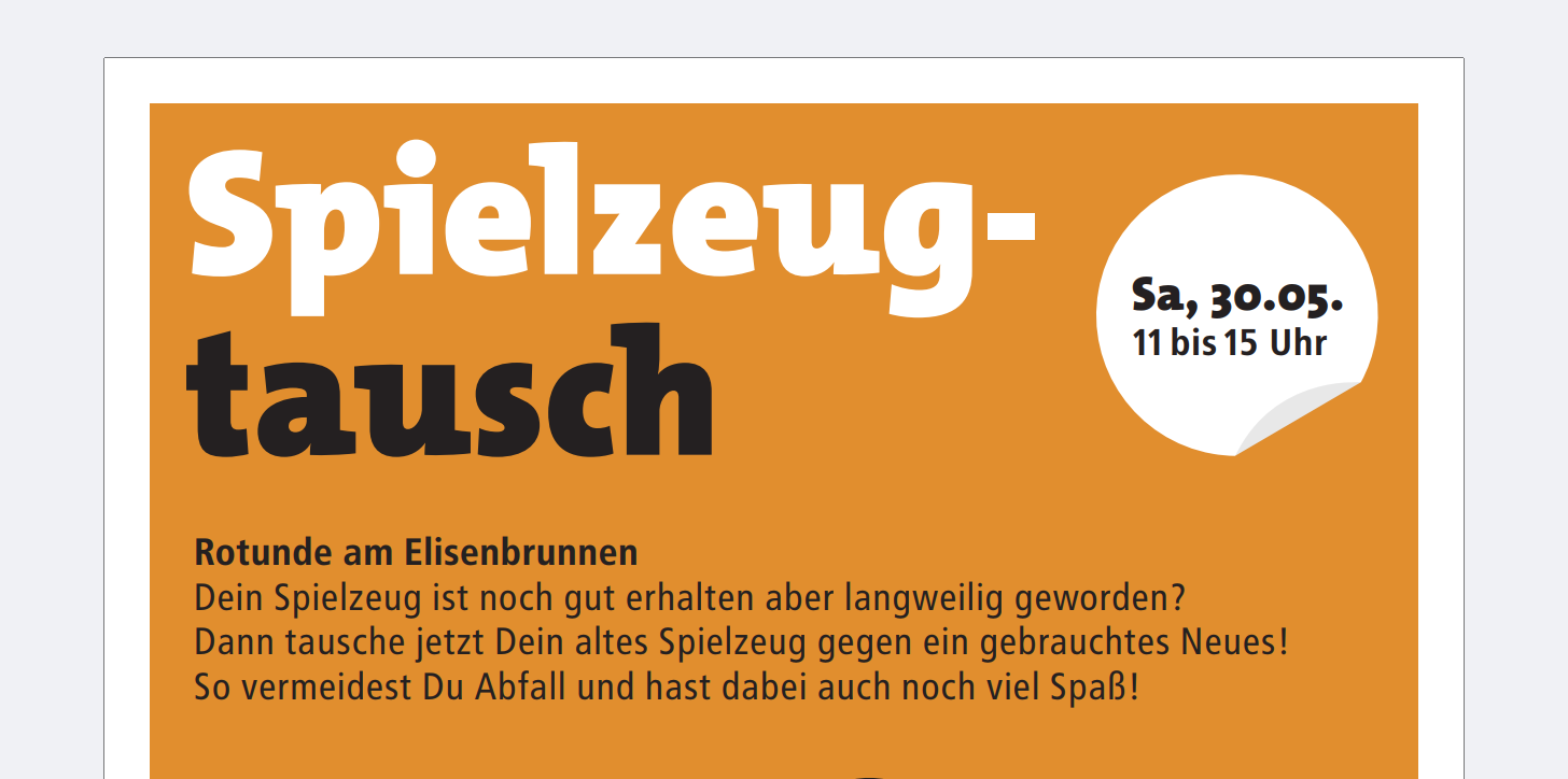 Spielzeugtausch